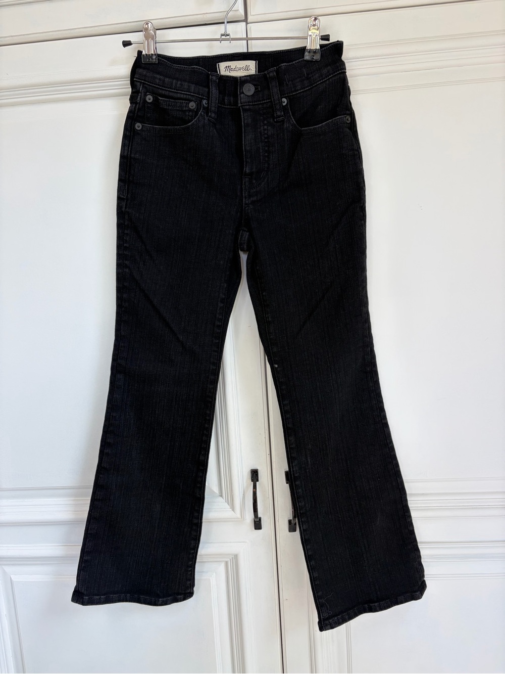 Madewell Black Wide-Leg Jeans